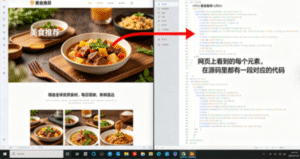 网页源码怎么看？3分钟搞懂什么是网页源码，小白也能轻松修改网站文字-玫瑰资源库