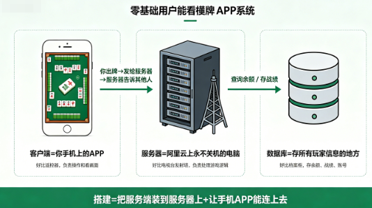 零基础棋牌APP搭建教程：2026新手也能快速上手的完整教学，从买服务器到手机测试一步步来-玫瑰资源库